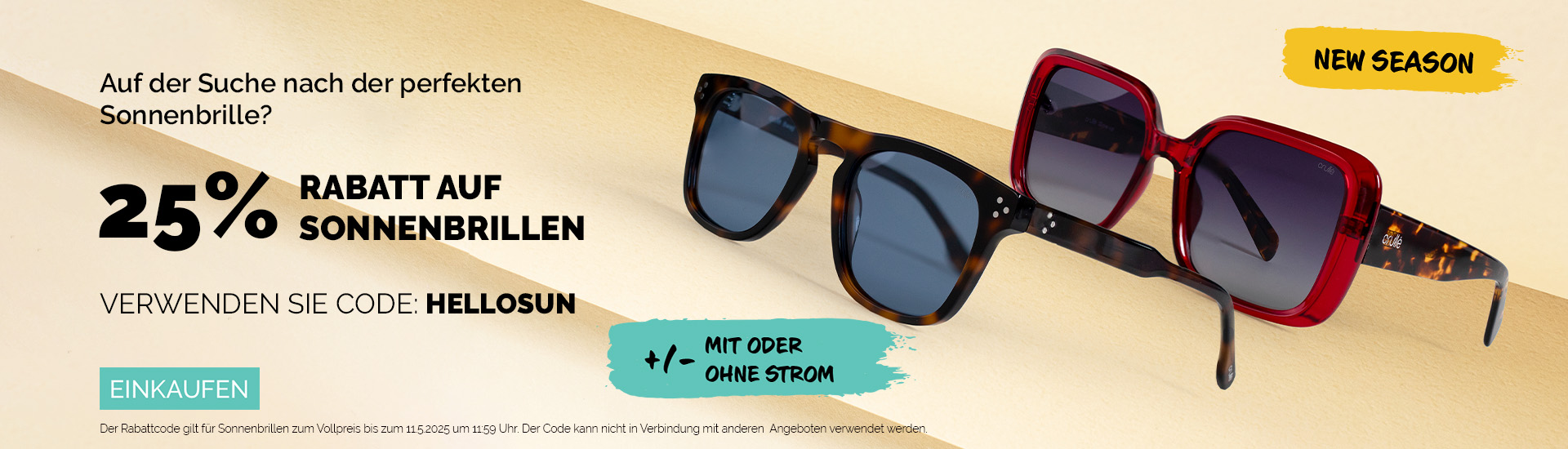40 rabatt sonnebrille