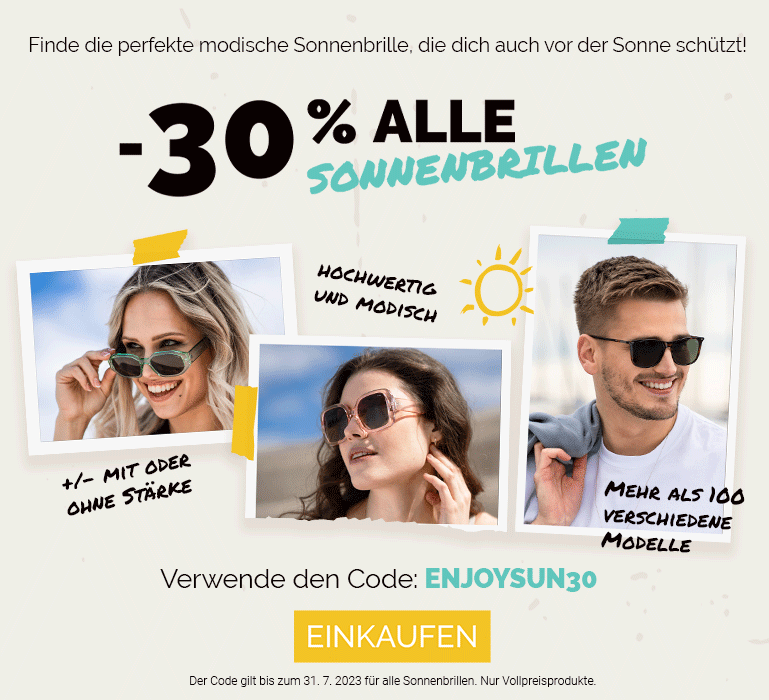 30 rabatt sonnebrille
