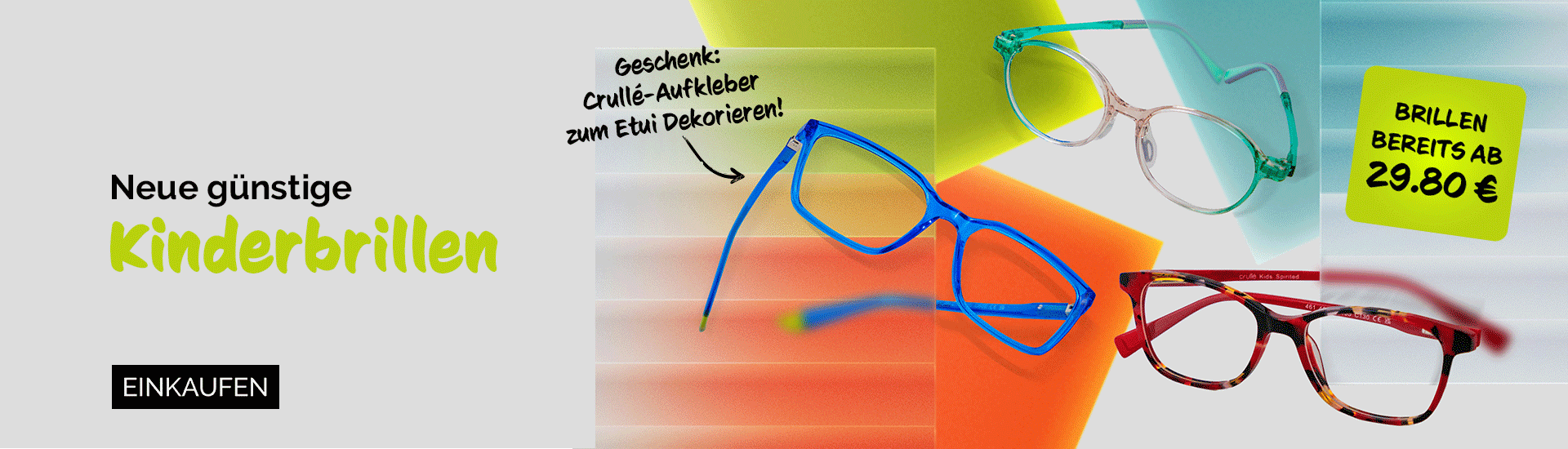New affordable kids' glasses