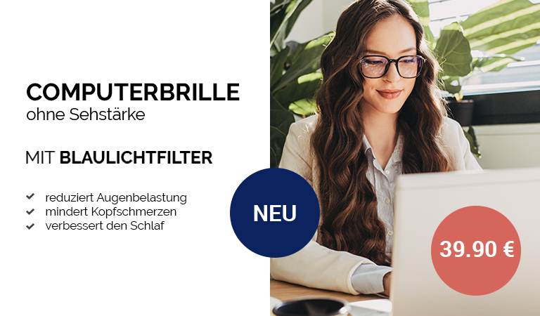 Bildschirmarbeitsplatzbrillen und Computerbrillen