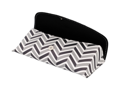 Glasses case Crullé with cleaning cloth - Arrow Pattern 