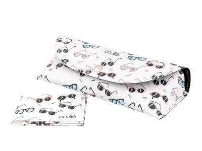 Glasses case Crullé with cleaning cloth - Witty Glasses