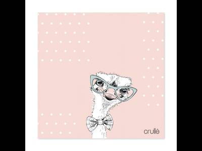 Cleaning cloth Crullé - Lady Ostrich