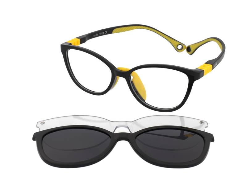 Brillengestell Crullé Kids Hiking C1 Clip-on BB 