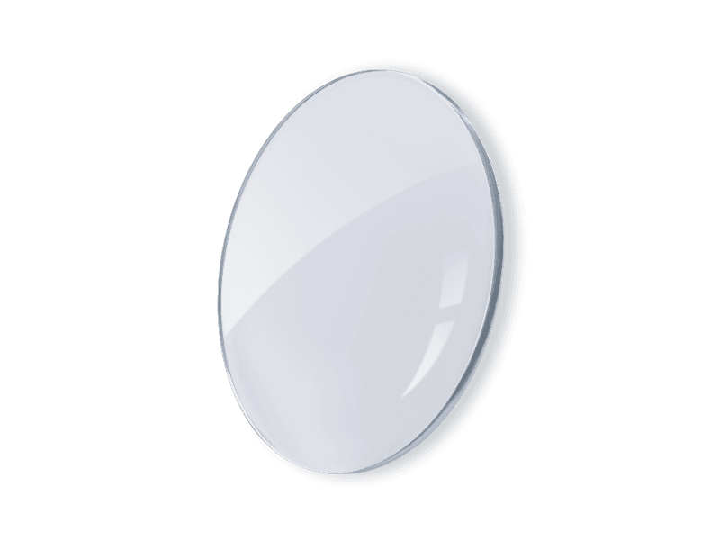 Brillenglas Basic Degressiv (transparent) - Beispielbild